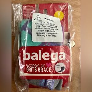 Balega Words of Grace Running Socks. Small.